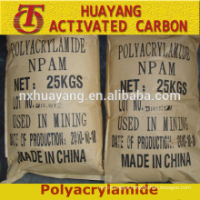 Flocculant Polyacrylamide cationic/anionic PAM Gold mine/mining explore